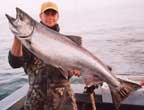 King Salmon - his first one!