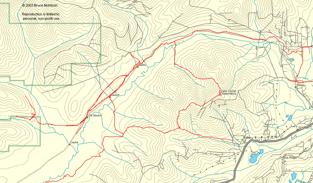 Trails West of Sheep Creek Rd.