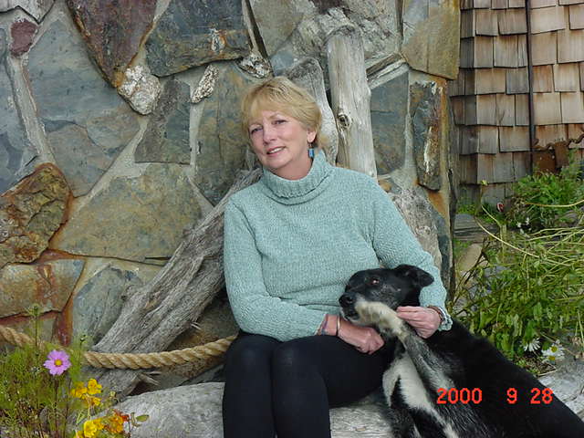Linda and her dog