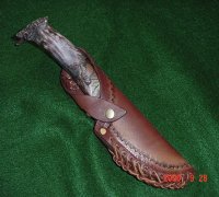 Silver Stag Mountain 	Edge Skinner with sheath